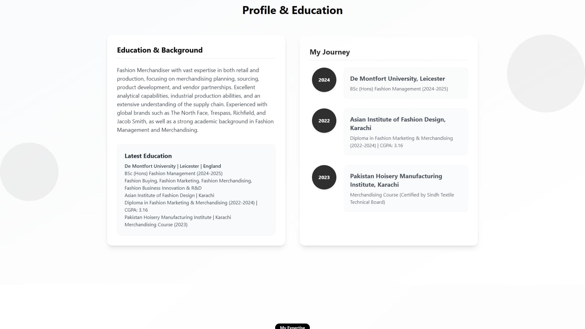 Daniyal Portfolio Website - Image 2