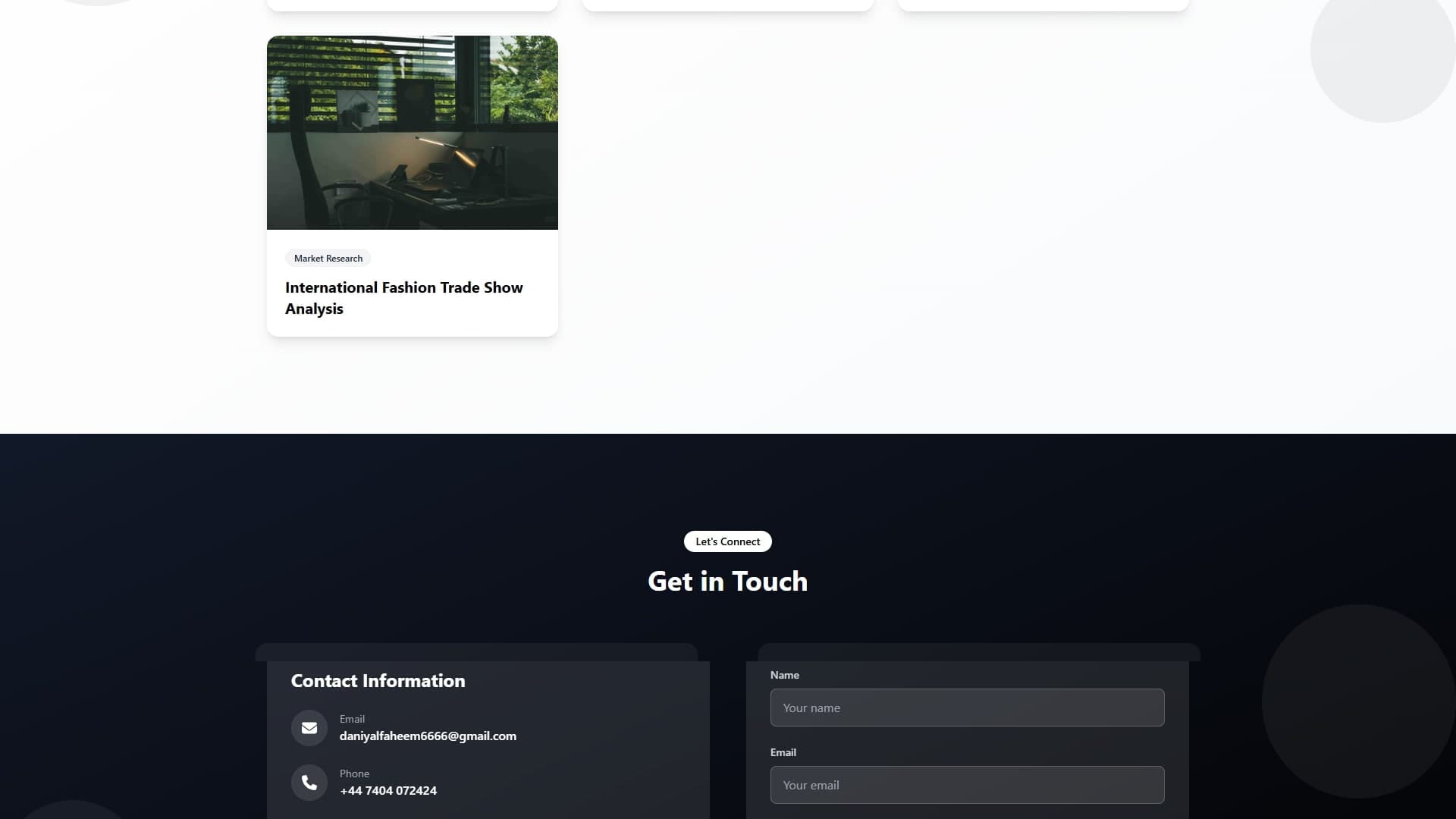 Daniyal Portfolio Website - Image 7